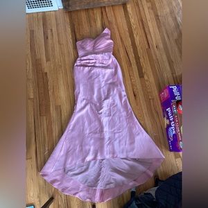 Mermaid Bridesmaid Dresses Long One Shoulder Satin Prom Dress